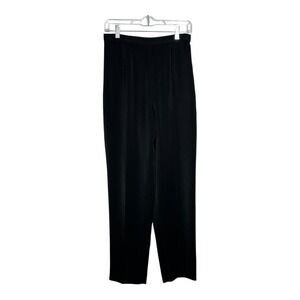 Rafaella Black Polyester Dress Pants Career Trousers Womens Size 8